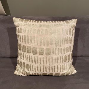 Anthropologie gold pillow